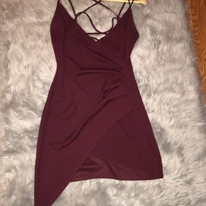 Windsor Burgundy mini dress